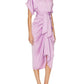 Steve Madden - SATIN TIE WAIST MIDI DRESS