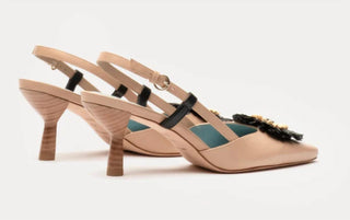 Frances Valentine - Salto Liza Raffia Feminino