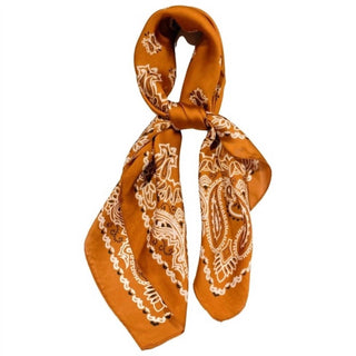 Hotline - Women's Western Cowgirl Boho Bandana Print Silky Feel Wild Rag Scarf