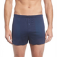Boxers esportivos de malha de algodão masculinos Hanro, azul, tamanho extragrande
