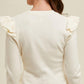 Wishlist - Ruffle Sleeve Sweater