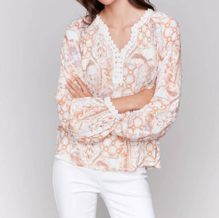 Charlie B - Blusa Raglan Manga Longa