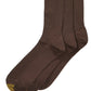 Meias sociais masculinas Gold Toe marrom tamanho 10-13