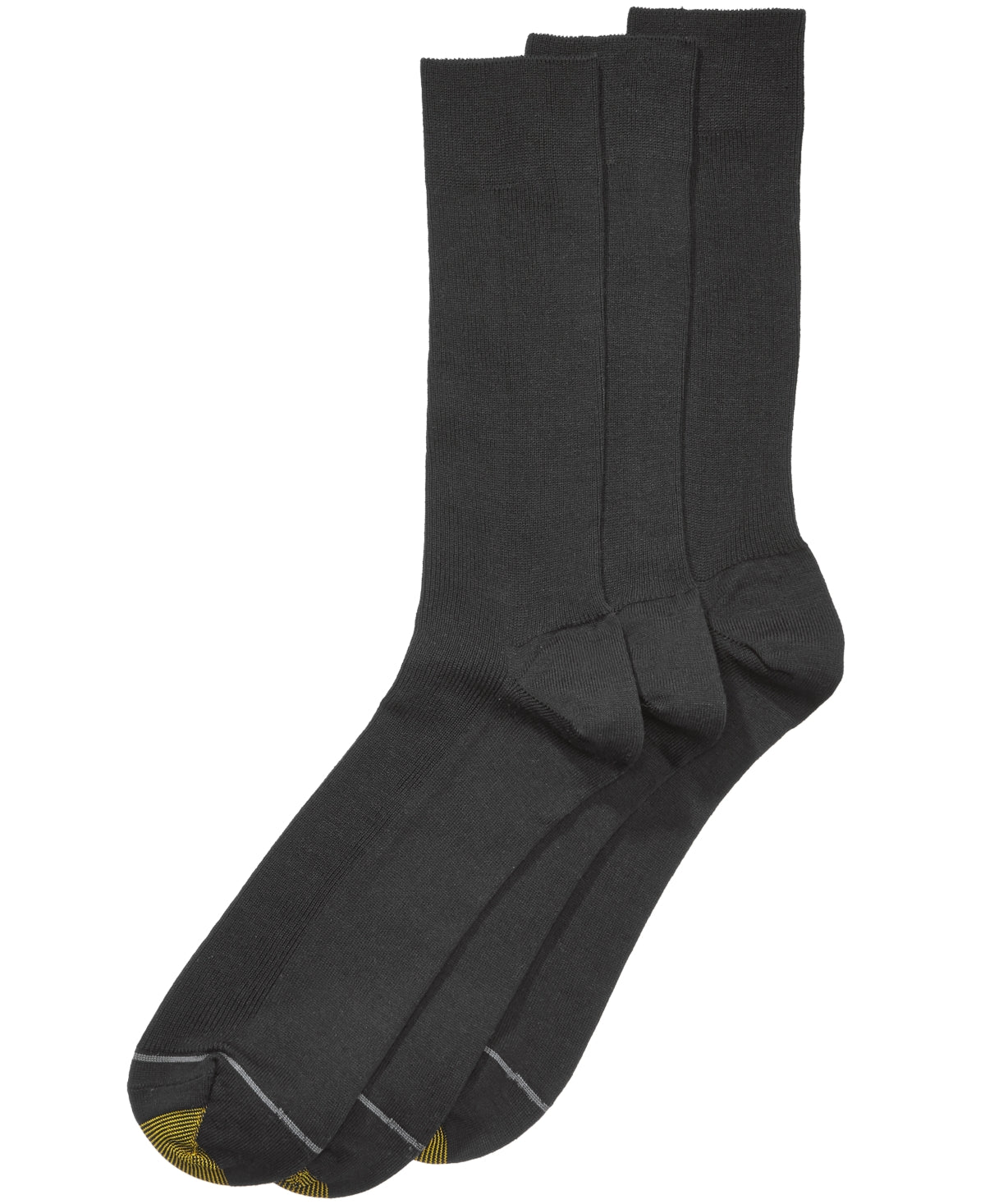 Meias sociais masculinas Gold Toe azuis tamanho 10-13