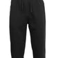 Calça jogger slim fit masculina Galaxy By Harvic com bolsos com zíper, preta, tamanho grande