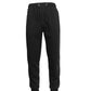 Calça jogger masculina Galaxy By Harvic com bolsos com zíper e ajuste slim, preta, tamanho XX-G