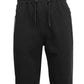 Calça jogger masculina Galaxy By Harvic com bolsos com zíper e ajuste slim, preta, tamanho XX-G