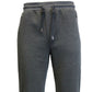 Calça jogger slim fit masculina Galaxy By Harvic com bolsos com zíper, cinza, tamanho XX-G