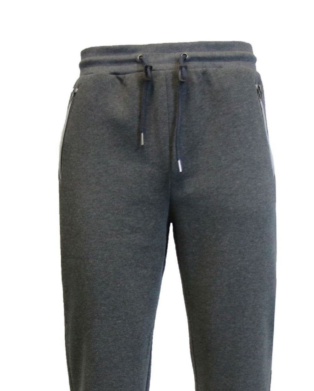Calça jogger slim fit masculina Galaxy By Harvic com bolsos com zíper, cinza, tamanho XX-G