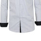 Camisa social masculina Galaxy by Harvic Slim Fit, secagem rápida, elástica, branca, tamanho extragrande