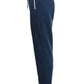 Calça jogger slim fit masculina Galaxy By Harvic, tamanho XX-G, azul