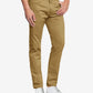 Calça Chino Skinny Fit Ultra Elástica Masculina Galaxy By Harvic com 5 Bolsos, Marrom, Tamanho 34X32
