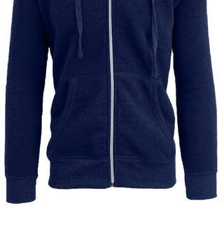 Moletom com capuz Galaxy By Harvic masculino, azul, tamanho médio, com zíper