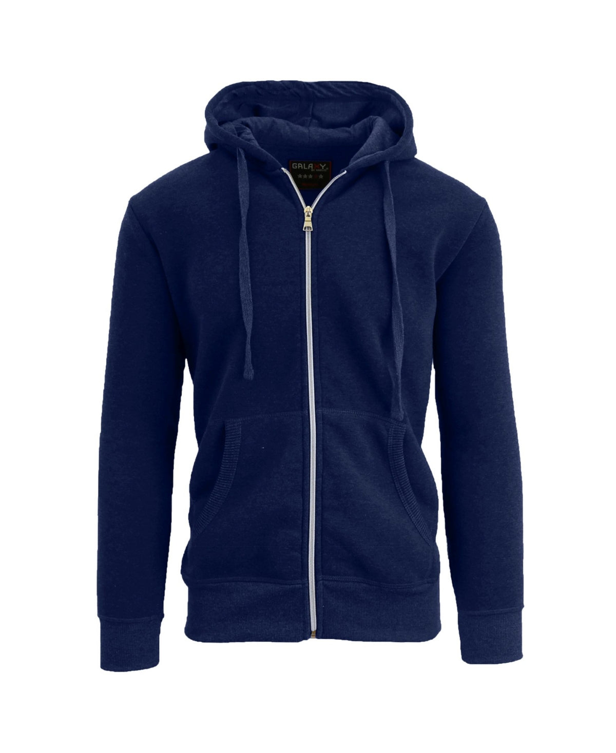 Moletom com capuz Galaxy By Harvic masculino, azul, tamanho médio, com zíper