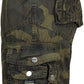 Galaxy by Harvic Shorts Cargo Camuflado Masculino Verde Tamanho 34