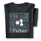 Camiseta Bigbolo Feminina 1 Pai Preta Tamanho Regular