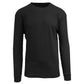 Camisa térmica masculina Galaxy By Harvic em malha waffle, preta, tamanho extragrande