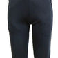Calça de corrida listrada Galaxy By Harvic feminina, cinza, tamanho X-G