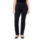 Calça jeans reta clássica Amanda feminina Gloria Vanderbilt, preta, tamanho 10