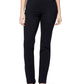 Calça jeans reta clássica Amanda feminina Gloria Vanderbilt, preta, tamanho 14