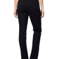 Calça jeans reta clássica Amanda feminina Gloria Vanderbilt, preta, tamanho 14