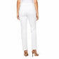 Calça jeans slimming Amanda Original feminina Gloria Vanderbilt, branca, tamanho 16