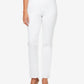 Calça jeans slimming Amanda Original feminina Gloria Vanderbilt, branca, tamanho 16