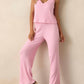 Z Supply - Dawn Smocked Rib Wide Leg Pant