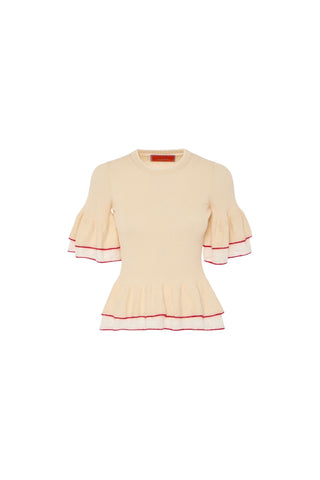 La Doublej - Women's Peplum Top