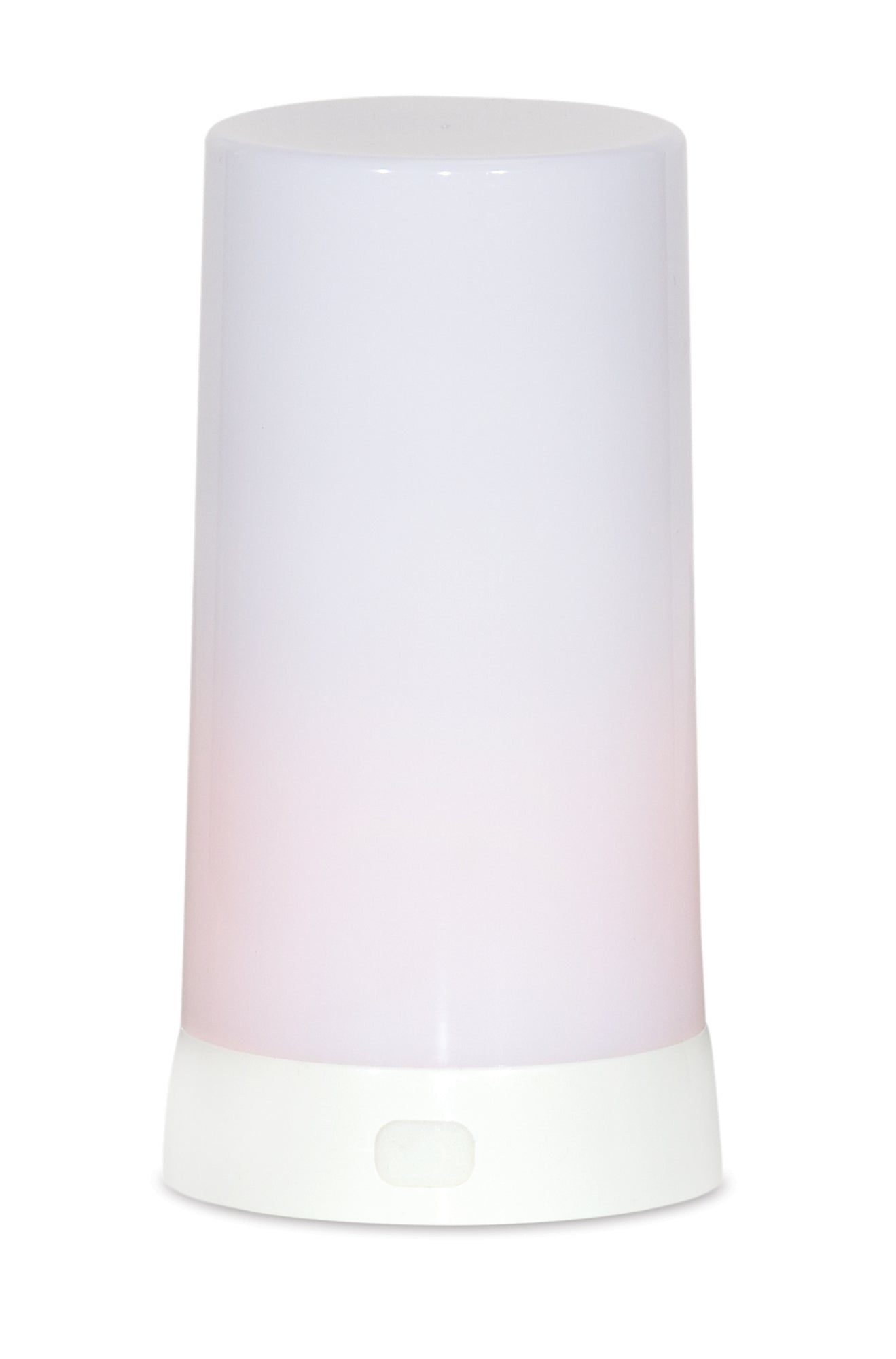 LED Orange Flickering Light Pillar Candle with Remote (Set of 2)