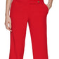 Calça Calvin Klein Feminina Tab Waist Vermelha Tamanho 14 Petite
