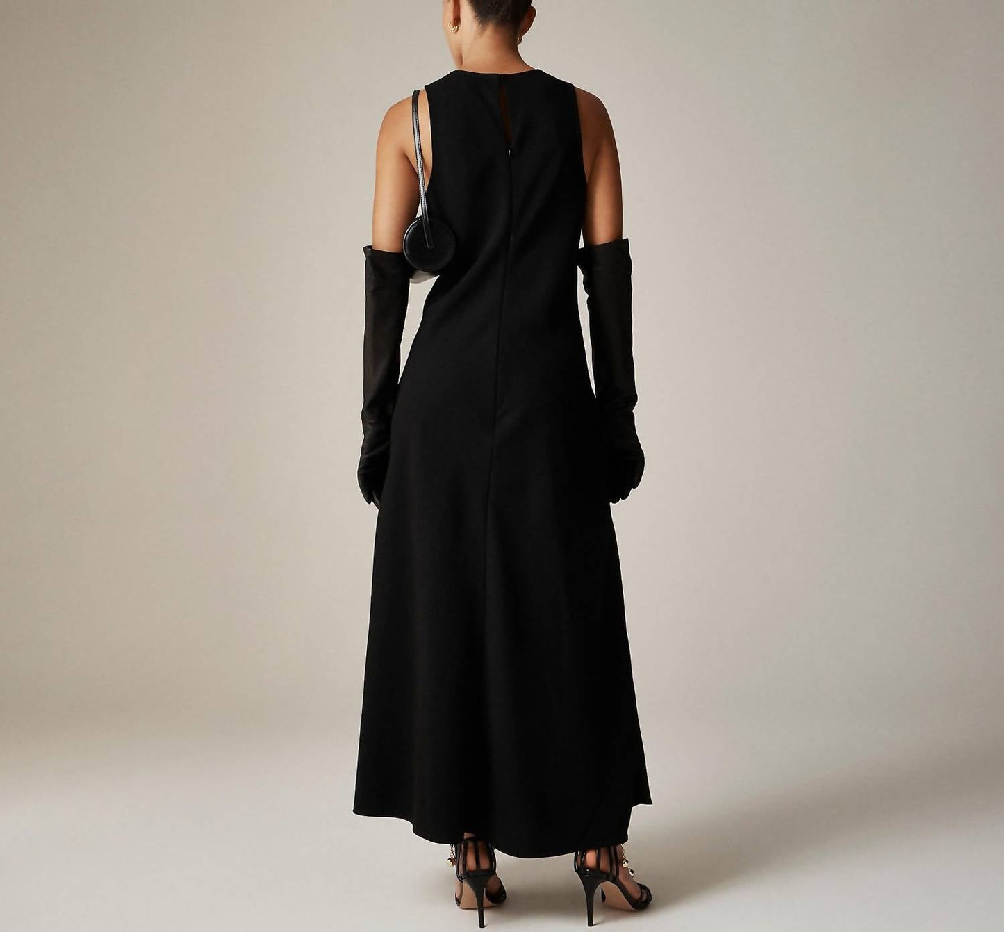 J.Crew - Long A-line Dress In Drapey Crepe