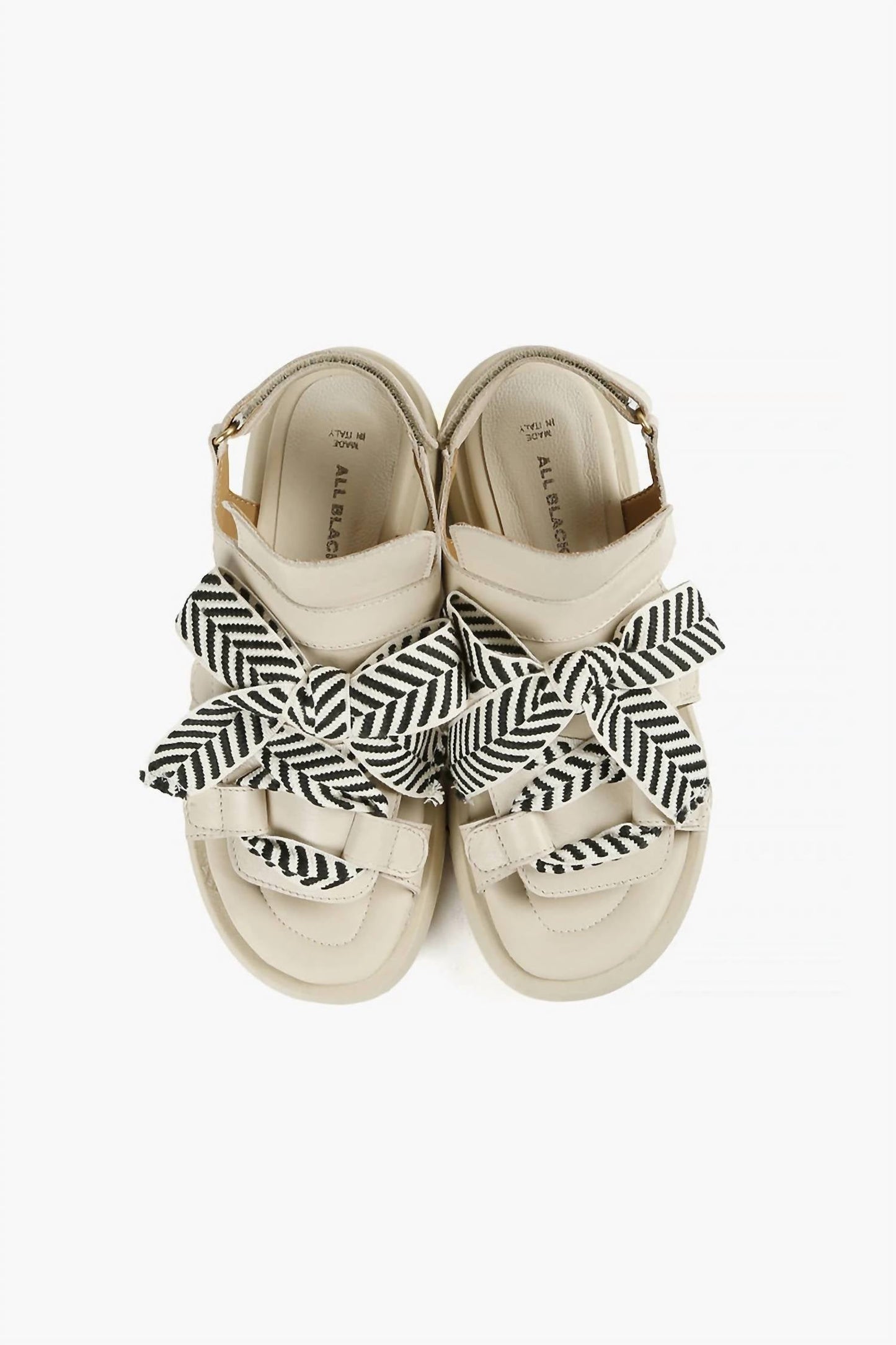 All Black - Women's Bowlace Sandal