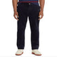Calça de veludo cotelê clássica elástica masculina Polo Ralph Lauren, tamanho 34x34, azul