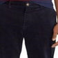 Calça de veludo cotelê clássica elástica masculina Polo Ralph Lauren, tamanho 34x34, azul