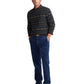Calça de veludo cotelê Ralph Lauren masculina, elástica, ajuste clássico, azul, tamanho 36