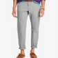 Calça chino reta masculina Ralph Lauren, cinza, tamanho 34x32