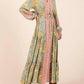 Mittoshop - Boho Floral Maxi Dress