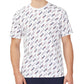 Camiseta masculina Fila Dominik Logo Graphic, branca, tamanho médio