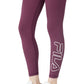 Legging Fila Strut Mid Rise Logo 7/8 Feminina Roxa Tamanho 1X