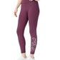Leggings Fila Strut Mid Rise Logo Feminina Vermelha Tamanho 7-8