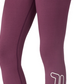 Leggings Fila Strut Mid Rise Logo Feminina Vermelha Tamanho 7-8