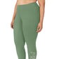 Legging Fila Strut Mid Rise Logo 7/8 Feminina Verde