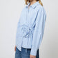 French Connection - Cambria Cotton Stripes Corsage Shirt