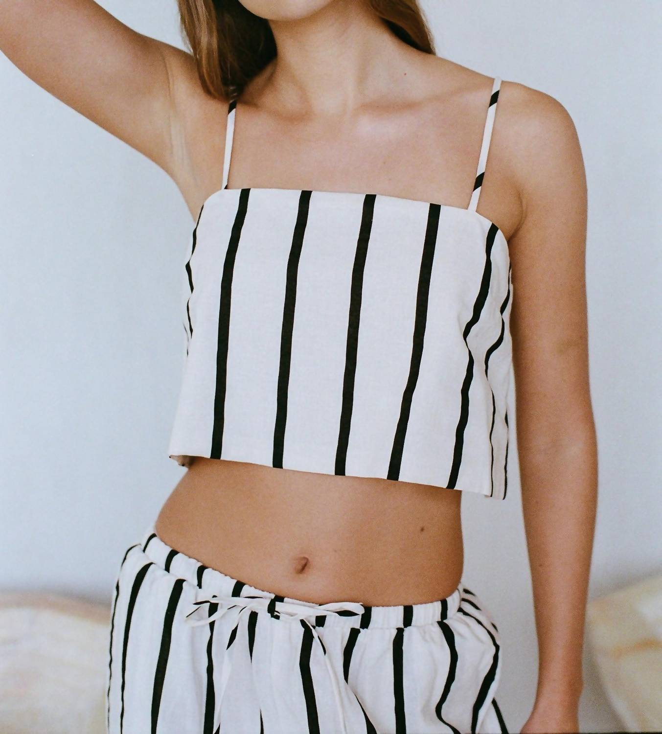 By Together - Kelsea Stripe Square Neck Top