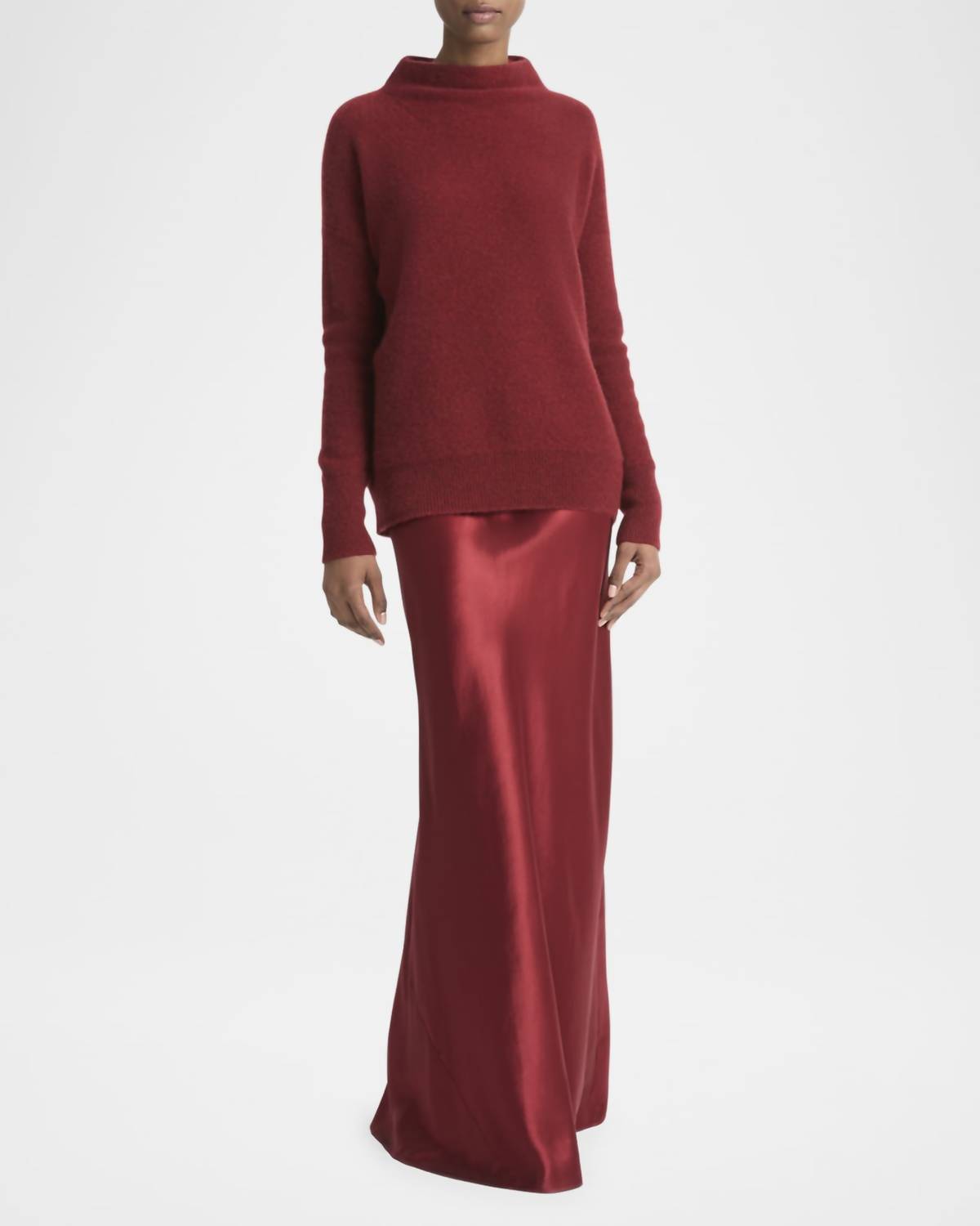 Vince - Boiled Funnel Neck Pullover