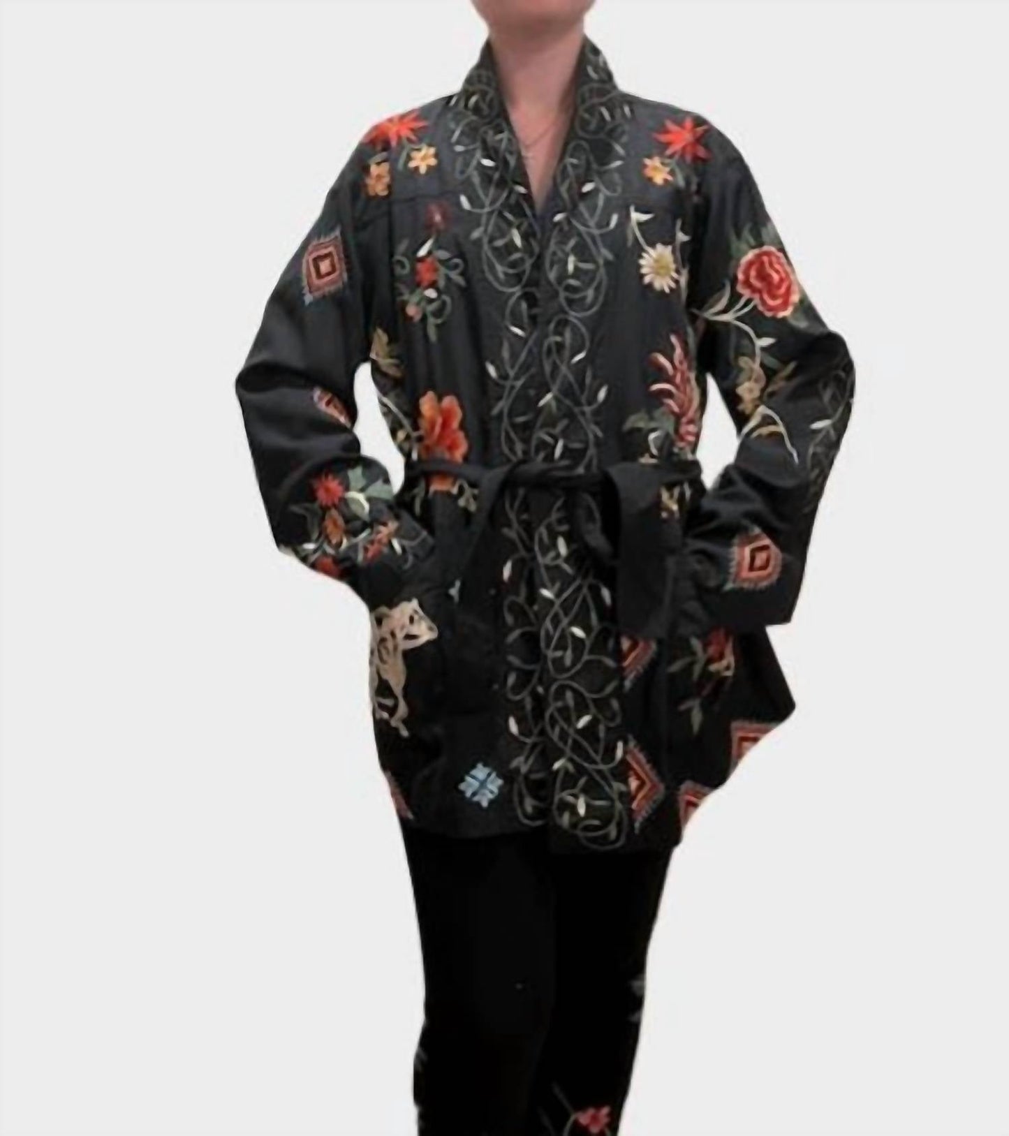 Johnny Was - HELENA BELTED MILITARY JACKET