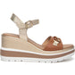 Nerogiardini - Women's Chain Ankle Strap Platform Wedge