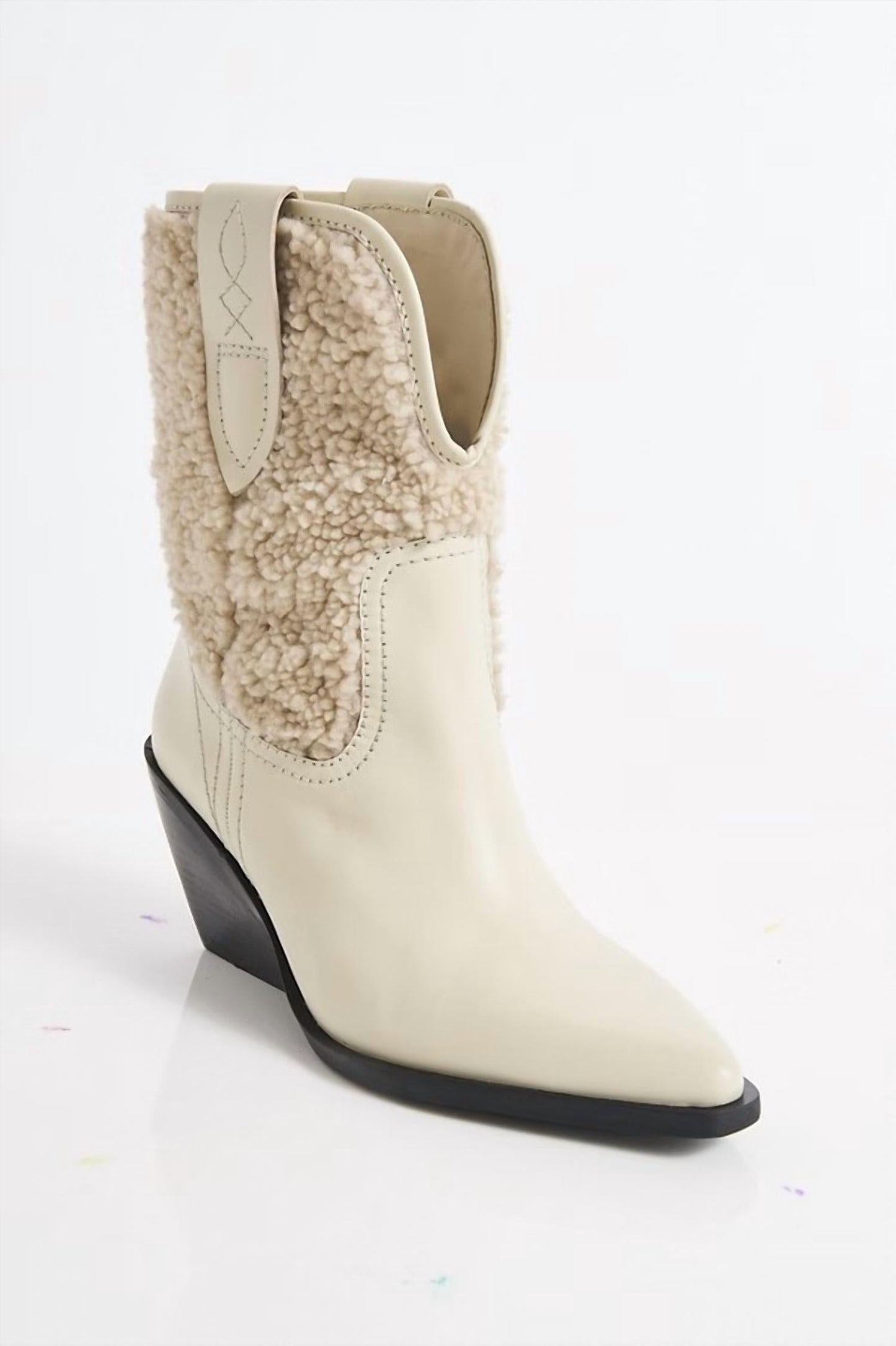 Free People - Women's Pitchfork Shearling Western Boot