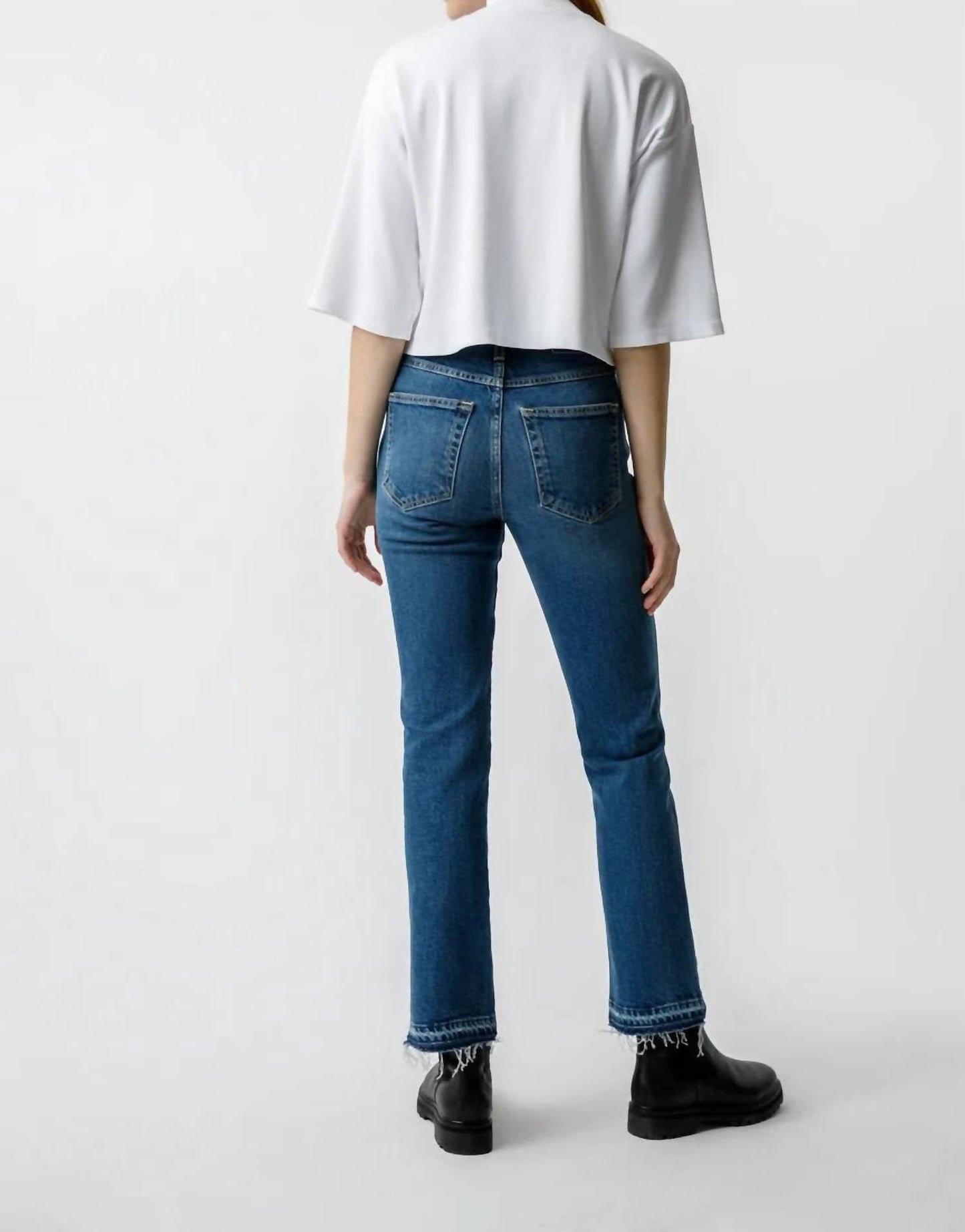 Amo - Bella High Rise Crop Jean